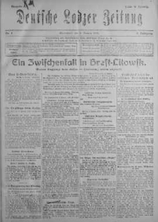 Deutsche Lodzer Zeitung 5 styczeń 1918 nr 5