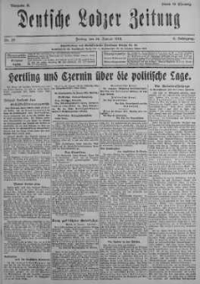 Deutsche Lodzer Zeitung 25 styczeń 1918 nr 25