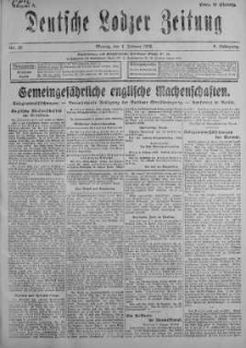 Deutsche Lodzer Zeitung 4 luty 1918 nr 35
