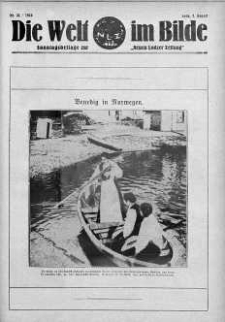 Die Welt im Bilde. Sonntagsbeilage zur "Neuen Lodzer Zeitung" 5 sierpień 1928 nr 32