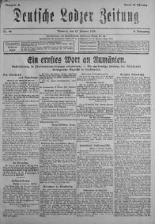 Deutsche Lodzer Zeitung 13 luty 1918 nr 44