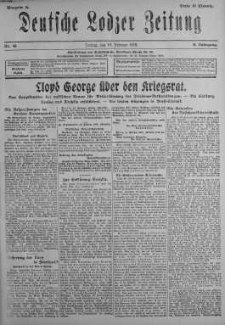 Deutsche Lodzer Zeitung 15 luty 1918 nr 46