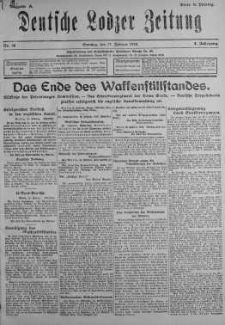 Deutsche Lodzer Zeitung 17 luty 1918 nr 48