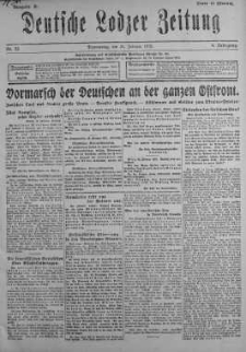 Deutsche Lodzer Zeitung 21 luty 1918 nr 52