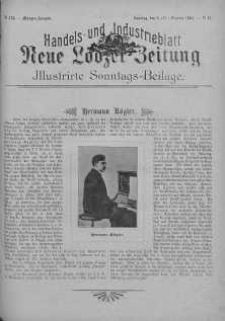 Illustrierte Sonntags Beilage: Handels und Industrieblatt. Neue Lodzer Zeitung 5 - 18 październik 1903 nr 42
