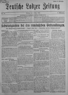 Deutsche Lodzer Zeitung 1 marzec 1918 nr 60