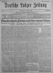 Deutsche Lodzer Zeitung 2 marzec 1918 nr 61