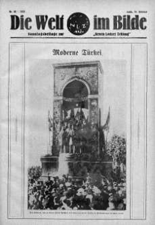 Die Welt im Bilde. Sonntagsbeilage zur "Neuen Lodzer Zeitung" 14 październik 1928 nr 42