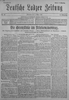 Deutsche Lodzer Zeitung 6 marzec 1918 nr 65