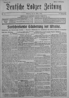 Deutsche Lodzer Zeitung 12 marzec 1918 nr 71