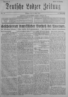Deutsche Lodzer Zeitung 18 marzec 1918 nr 77