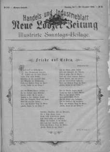 Illustrierte Sonntags Beilage: Handels und Industrieblatt. Neue Lodzer Zeitung 7 - 20 grudzień 1903 nr 51