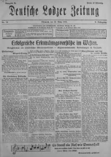 Deutsche Lodzer Zeitung 20 marzec 1918 nr 79