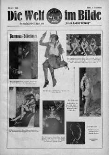 Die Welt im Bilde. Sonntagsbeilage zur "Neuen Lodzer Zeitung" 2 grudzień 1928 nr 49