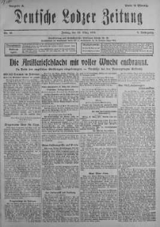 Deutsche Lodzer Zeitung 22 marzec 1918 nr 81