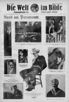 Die Welt im Bilde. Sonntagsbeilage zur "Neuen Lodzer Zeitung" 16 grudzień 1928 nr 51