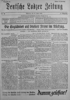 Deutsche Lodzer Zeitung 27 marzec 1918 nr 86