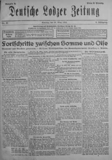 Deutsche Lodzer Zeitung 31 marzec 1918 nr 90