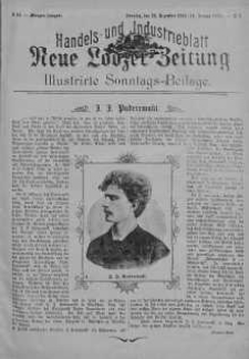 Illustrierte Sonntags Beilage: Handels und Industrieblatt. Neue Lodzer Zeitung 28 grudzień - 10 styczeń 1903/1904 nr 2