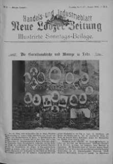 Illustrierte Sonntags Beilage: Handels und Industrieblatt. Neue Lodzer Zeitung 4 - 17 styczeń 1904 nr 3