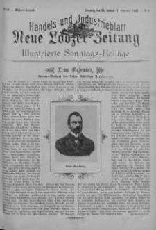 Illustrierte Sonntags Beilage: Handels und Industrieblatt. Neue Lodzer Zeitung 25 styczeń - 7 luty 1904 nr 6