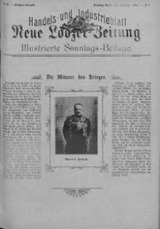 Illustrierte Sonntags Beilage: Handels und Industrieblatt. Neue Lodzer Zeitung 8 - 21 luty 1904 nr 8