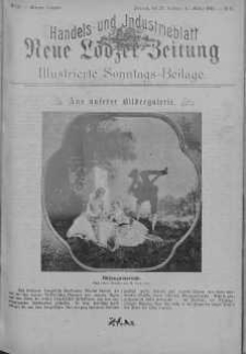 Illustrierte Sonntags Beilage: Handels und Industrieblatt. Neue Lodzer Zeitung 29 luty - 13 marzec 1904 nr 11