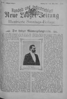 Illustrierte Sonntags Beilage: Handels und Industrieblatt. Neue Lodzer Zeitung 7 - 20 marzec 1904 nr 12