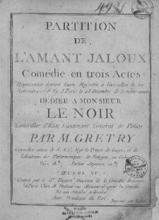 Panurge dans l'isle des lanternes, comedie lirique en trois actes... Oeuvre 23. Vol. 1.