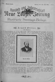 Illustrierte Sonntags Beilage: Handels und Industrieblatt. Neue Lodzer Zeitung 6 - 19 czerwiec 1904 nr 25