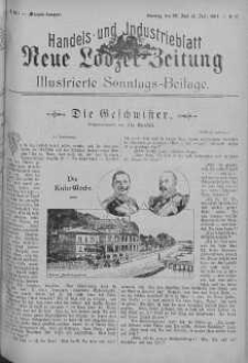 Illustrierte Sonntags Beilage: Handels und Industrieblatt. Neue Lodzer Zeitung 20 czerwiec - 3 lipiec 1904 nr 27