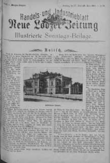 Illustrierte Sonntags Beilage: Handels und Industrieblatt. Neue Lodzer Zeitung 27 czerwiec - 10 lipiec 1904 nr 28