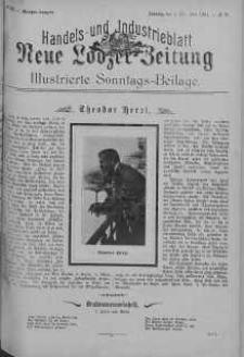 Illustrierte Sonntags Beilage: Handels und Industrieblatt. Neue Lodzer Zeitung 4 - 17 lipiec 1904 nr 29