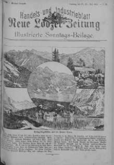Illustrierte Sonntags Beilage: Handels und Industrieblatt. Neue Lodzer Zeitung 18 - 31 lipiec 1904 nr 31