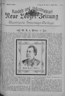 Illustrierte Sonntags Beilage: Handels und Industrieblatt. Neue Lodzer Zeitung 25 lipiec - 7 sierpień 1904 nr 32