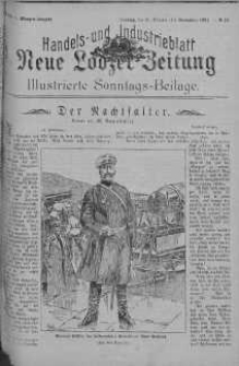 Illustrierte Sonntags Beilage: Handels und Industrieblatt. Neue Lodzer Zeitung 31 październik - 13 listopad 1904 nr 46