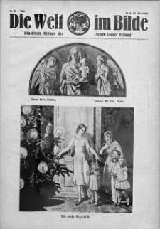 Die Welt im Bilde. Sonntagsbeilage zur "Neuen Lodzer Zeitung" 22 grudzień 1929 nr 51