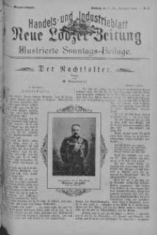 Illustrierte Sonntags Beilage: Handels und Industrieblatt. Neue Lodzer Zeitung 7 - 20 listopad 1904 nr 47
