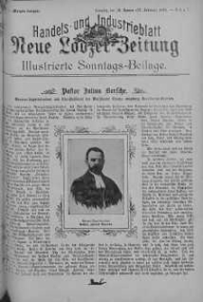 Illustrierte Sonntags Beilage: Handels und Industrieblatt. Neue Lodzer Zeitung 30 styczeń - 12 luty 1905 nr 6-7