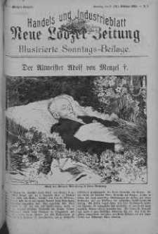 Illustrierte Sonntags Beilage: Handels und Industrieblatt. Neue Lodzer Zeitung 6 - 19 luty 1905 nr 8