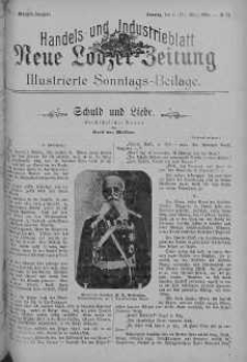 Illustrierte Sonntags Beilage: Handels und Industrieblatt. Neue Lodzer Zeitung 6 - 19 marzec 1905 nr 12