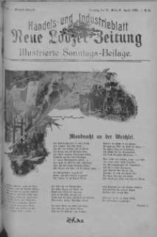 Illustrierte Sonntags Beilage: Handels und Industrieblatt. Neue Lodzer Zeitung 27 marzec - 9 kwiecień 1905 nr 15