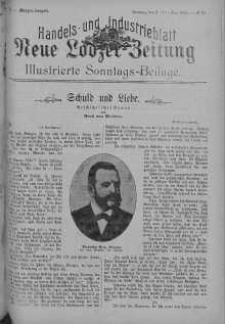 Illustrierte Sonntags Beilage: Handels und Industrieblatt. Neue Lodzer Zeitung 8 - 21 maj 1905 nr 21