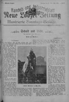 Illustrierte Sonntags Beilage: Handels und Industrieblatt. Neue Lodzer Zeitung 15 - 28 maj 1905 nr 22