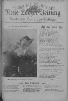 Illustrierte Sonntags Beilage: Handels und Industrieblatt. Neue Lodzer Zeitung 19 czerwiec - 2 lipiec 1905 nr 27