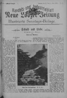 Illustrierte Sonntags Beilage: Handels und Industrieblatt. Neue Lodzer Zeitung 26 czerwiec - 9 lipiec 1905 nr 28