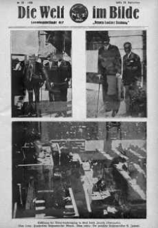 Die Welt im Bilde. Sonntagsbeilage zur "Neuen Lodzer Zeitung" 28 wrzesień 1930 nr 39