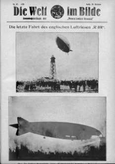 Die Welt im Bilde. Sonntagsbeilage zur "Neuen Lodzer Zeitung" 19 październik 1930 nr 42