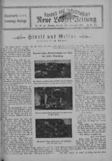 Illustrierte Sonntags Beilage: Handels und Industrieblatt. Neue Lodzer Zeitung 11 - 24 wrzesień 1905 nr 39