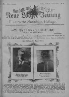 Illustrierte Sonntags Beilage: Handels und Industrieblatt. Neue Lodzer Zeitung 2 - 15 październik 1905 nr 42